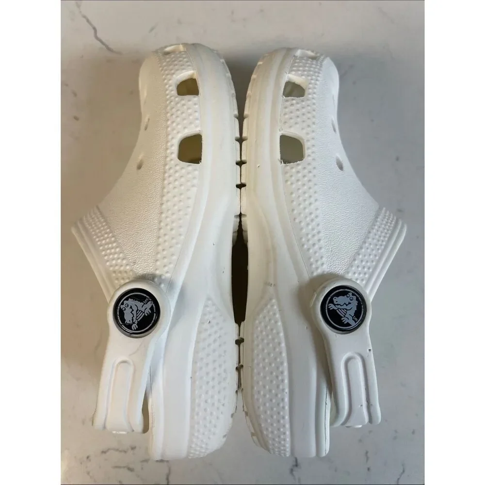 Crocs Kids' Classic Clog 204536 White Size 10 Toddler